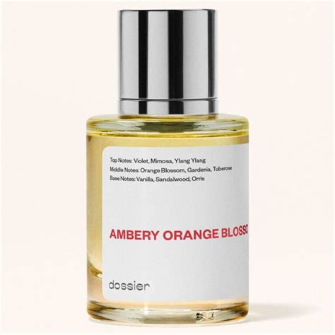 ambery vanilla perfume dossier|amber orange blossom dossier.